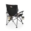 Picnic TIME NFL Denver Broncos Outlander Folding Camping Chair with Cooler, Heavy Duty Beach Chair, (Black) view 4