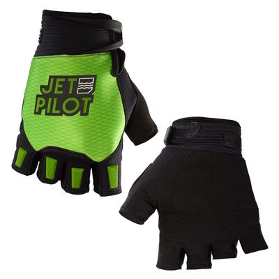 Jetpilot Hold Fast Short Finger PWC Gloves - High-Intensity Water Sports: Jet Skiing, Kayaking, Windsurfing, Kiteboarding, Sailing, Diving, Stand Up Paddle Boarding, Personal Water Craft