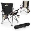 Picnic TIME NFL Los Angeles Rams Outlander Folding Camping Chair with Cooler, Heavy Duty Beach Chair, (Black) view 1
