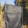 Picnic TIME NFL Minnesota Vikings Outlander Folding Camping Chair with Cooler, Heavy Duty Beach Chair, (Black) view 2