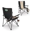 Picnic TIME NFL Green Bay Packers Big Bear XXL Camp Chair with Cooler, Heavy Duty Beach Chair, 500 lb Capacity Camping Chair with Carry Bag, (Black) view 1