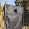 Picnic TIME NFL Carolina Panthers Outlander Folding Camping Chair with Cooler, Heavy Duty Beach Chair, (Black) view 2