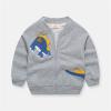 Kids Toddler Baby Boys Autumn Winter Print Cotton Dinosaur Long Sleeve Coat Jacket Sweatshirt Boy (Grey, 2-3 Years) view 2