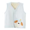Toddler Baby Boys Girls Winter Sleeveless Cartoon Coat Outwear Warm Coat Vest Jacket Kids Fall (Blue, 0-3 Months) view 1