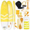 HUIIKE Inflatable Paddle Board for Adults with Accessories Included, Oar, Fins, Pump. Stand Up Paddleboard Great Stability and Resistance. 10 x 33" x 5.9", Maximum Load 286 lb view 1