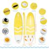 HUIIKE Inflatable Paddle Board for Adults with Accessories Included, Oar, Fins, Pump. Stand Up Paddleboard Great Stability and Resistance. 10 x 33" x 5.9", Maximum Load 286 lb view 2