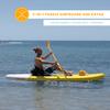 HUIIKE Inflatable Paddle Board for Adults with Accessories Included, Oar, Fins, Pump. Stand Up Paddleboard Great Stability and Resistance. 10 x 33" x 5.9", Maximum Load 286 lb view 4