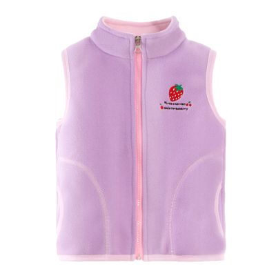 Toddler Babys Newborn Infant Girls Boys Cartoon Car Warm Thick Spring Winter Sleeveless Vest Toddler (Purple, 2-3 Years)