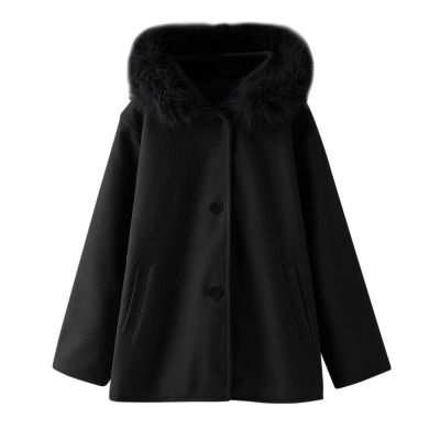 Toddler Girls Winter Windproof Coat Jacket Kids Warm Fleece Hooded Outerwear Girls Winter Dresses (Black, 4-5 Years)