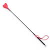 chenyesun Riding Horse Crop, Leather Whip Equestrianism Horse Crop Red Heart Horse Whip Leather Equestrian Jump Bat for Outdoor Sport view 1