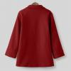 Toddler Girls Winter Windproof Coat Jacket Kids Warm Fleece Outerwear Jacket Kids Girls Winter Coat (Red, 6-7 Years) view 3