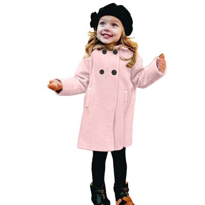 Toddler Girls Winter Windproof Coat Jacket Kids Warm Fleece Outerwear Jacket Jackets Girls (Pink, 5-6 Years)
