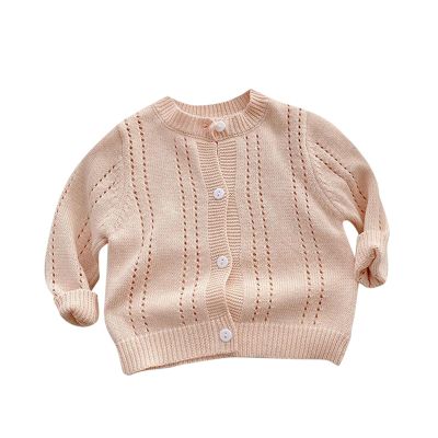 AnFeng Boys Sweater Kids Toddler Babys Girls Boys Spring Winter Solid Knit Sweater Cardigan Long Sleeve Coat (Beige, 2-3 Years)