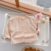 AnFeng Boys Sweater Kids Toddler Babys Girls Boys Spring Winter Solid Knit Sweater Cardigan Long Sleeve Coat (Beige, 2-3 Years) view 2