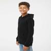 Youth Triblend Fleece Hooded Sweatshirt - Black Triblend - XL view 3