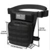 ATBP Motorcycle Tactical Drop Leg Thigh Bag with Holster Handgun Firearm Pistol Bag for Men Hunting Shooting Range Additional 3 Magazine Storage Slots view 2