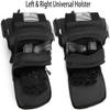 ATBP Motorcycle Tactical Drop Leg Thigh Bag with Holster Handgun Firearm Pistol Bag for Men Hunting Shooting Range Additional 3 Magazine Storage Slots view 4