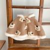Baby Toddler Boys Girls Wool Blend Winter Hooded Outerwear Capes Poncho Coat Girls Coat (Khaki, 6-12 Months) view 3