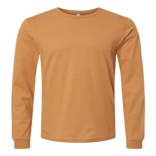 BELLA+CANVAS Unisex Jersey Long Sleeve Tee - Toast
