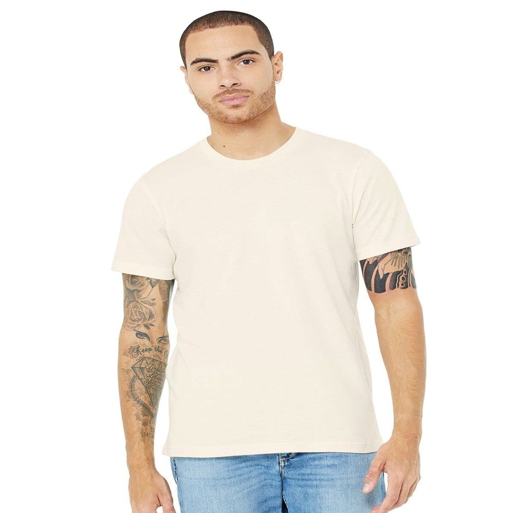 BELLA + CANVAS - Unisex CVC Jersey Tee - 3001CVC - HEATHER NATURAL - 2XL