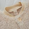 Toddler Kids Plush Coat Warm Cardigan Jacket Baby Boys Girls Autumn Winter Buttons Lightweight Long (Beige, 4-5 Years) view 2