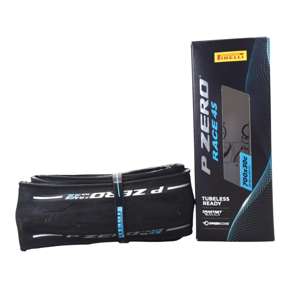 Pirelli P Zero Race TLR 4S 30-622 (700 x 30c) Road Bike Tire - All-Season Performance for Year-Round Excellence, Wet Grip, Puncture Protection, Superior Handling (1 Tire)