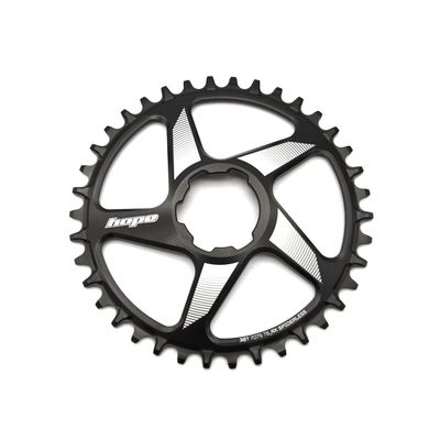 HOPE RX Spiderless Chainring - 44t, Direct Mount, Black