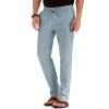 Ymosrh Black Work Pants, Mens Casual Work Pants Workout with Pockets Cotton Joggers Pack Men's Casual Pants Loose Large Elastic Waist Versatile Solid Color Sweatpants Sweats Man (XL, Light Blue) view 3
