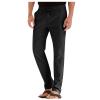 Ymosrh Mens Jersey Knit Pants Elastic Waist with Pockets, Casual Pants Stretch Black Pants for Men XXL Basketball Pants Men's Casual Loose Large Cotton Versatile Solid Color Sweatpants (M, Black) view 1
