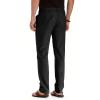 Ymosrh Mens Jersey Knit Pants Elastic Waist with Pockets, Casual Pants Stretch Black Pants for Men XXL Basketball Pants Men's Casual Loose Large Cotton Versatile Solid Color Sweatpants (M, Black) view 4