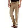 Ymosrh Casual Men's Pants Mens Fall Summer Pants Stretch Waist Pants for Men Waterproof Joggers Sweatpants Tall Slim Pants Loose Large Elastic Cotton Versatile Solid Color (XXL, Coffee) view 3