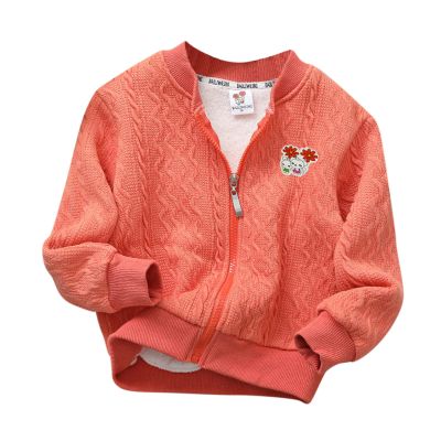 Toddler Kids Children Baby Boys Girls Long Sleeve Cute Cartoon Knitted Thick Sweater Coat Boys Work Coat (C, 4-5 Years)