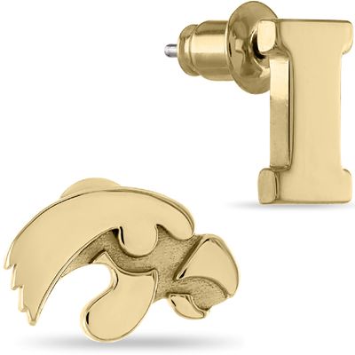 Stone Armory Earrings for University of Iowa Jewelry Gifts for Women, Graduation  Stainless Steel Skin-Friendly Iowa Hawkeyes stud earrings