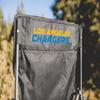 Picnic TIME NFL Los Angeles Chargers Big Bear XXL Camp Chair with Cooler, Heavy Duty Beach Chair, 500 lb Capacity Camping Chair with Carry Bag, (Black) view 2
