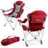Picnic TIME NFL Reclining Camp, Beach Adults, Sports Chair with Carry Bag, 36 x 33 x 42, Dark Red (803-00-100-194-2) view 1