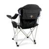 Picnic TIME NFL Reclining Camp, Beach Adults, Sports Chair with Carry Bag, 36 x 33 x 42, Black with Gray Accents (803-00-175-204-2) view 1