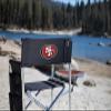 PICNIC TIME NFL San Francisco 49ers Sports Chair with Side Table, Beach Chair, Camp Chair for Adults view 2