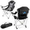 Picnic TIME NFL Reclining Camp, Beach Adults, Sports Chair with Carry Bag, 36 x 33 x 42, Black with Gray Accents (803-00-175-114-2) view 1