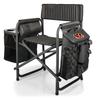 Picnic TIME NFL Cincinnati Bengals Fusion Camping Chair with Side Table and Soft Cooler, Beach Chair for Adults, Lawn Chair, (Dark Gray with Black Accents) view 4