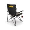 Picnic TIME NFL Pittsburgh Steelers Big Bear XXL Camp Chair with Cooler, Heavy Duty Beach Chair, 500 lb Capacity Camping Chair with Carry Bag, (Black) view 4