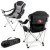 Picnic TIME NFL Reclining Camp, Beach Adults, Sports Chair with Carry Bag, 36 x 33 x 42, Black with Gray Accents (803-00-175-274-2) view 4