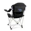 Picnic TIME NFL Reclining Camp, Beach Adults, Sports Chair with Carry Bag, 36 x 33 x 42, Black with Gray Accents (803-00-175-314-2) view 4