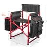 Picnic TIME NFL Buffalo Bills Fusion Camping Chair with Side Table and Soft Cooler, Beach Chair for Adults, Lawn Chair, (Dark Gray with Red Accents) view 3