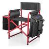 Picnic TIME NFL Buffalo Bills Fusion Camping Chair with Side Table and Soft Cooler, Beach Chair for Adults, Lawn Chair, (Dark Gray with Red Accents) view 4