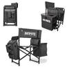 Picnic TIME NFL New England Patriots Fusion Camping Chair with Side Table and Soft Cooler, Beach Chair for Adults, Lawn Chair, (Dark Gray with Black Accents) view 1