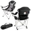 Picnic TIME NFL Reclining Camp, Beach Adults, Sports Chair with Carry Bag, 36 x 33 x 42, Black with Gray Accents (803-00-175-254-2) view 4