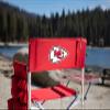 PICNIC TIME NFL Kansas City Chiefs Sports Chair with Side Table, Beach Chair, Camp Chair for Adults view 2