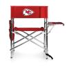 PICNIC TIME NFL Kansas City Chiefs Sports Chair with Side Table, Beach Chair, Camp Chair for Adults view 4