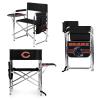 PICNIC TIME NFL Chicago Bears Sports Chair with Side Table, Beach Chair, Camp Chair for Adults view 1