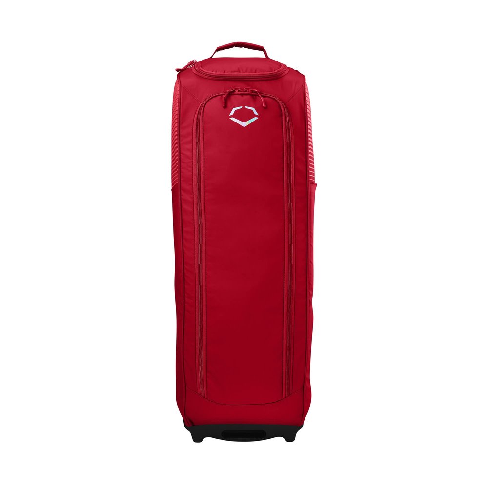 EvoShield Tone Set Wheeled Baseball Bag - Scarlet